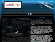 Tablet Screenshot of americantow.com